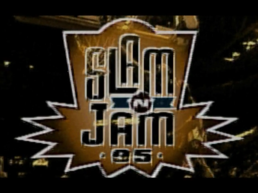 Slam 'N Jam '95 title screen for 3DO